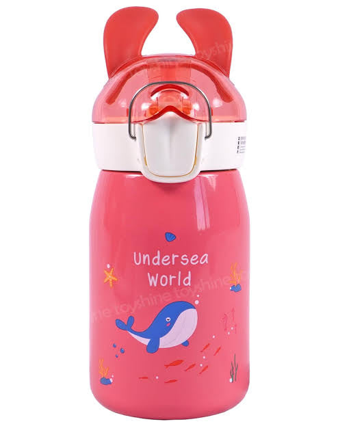 Spot hunt Insulated Stainless Steel Bottle – Hot & Cold Water Bottle for Kids Boys Girls, Double Walled Vacuum Insulated Stainless Steel Bottle, Thermos Flask with Sipper