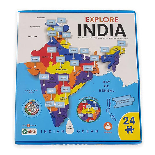 India Map Puzzle ( Explore India )