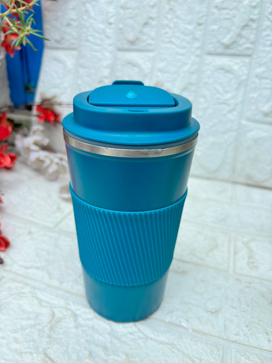 Spot Hunt Insulated Stainless Steel Coffee Tea Tumbler for Hot Cold Beverages Portable Travel Mug Leak Proof Sipper Lock Lid Thermos Multipurpose for Home Office Gifts
