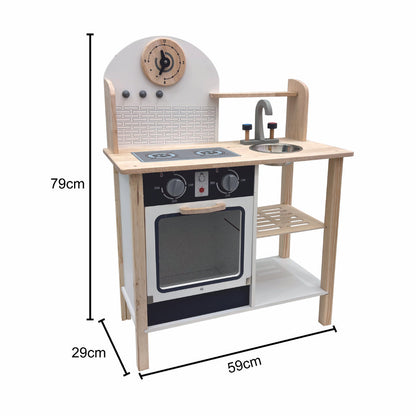 Wooden kitchen pretend play toy