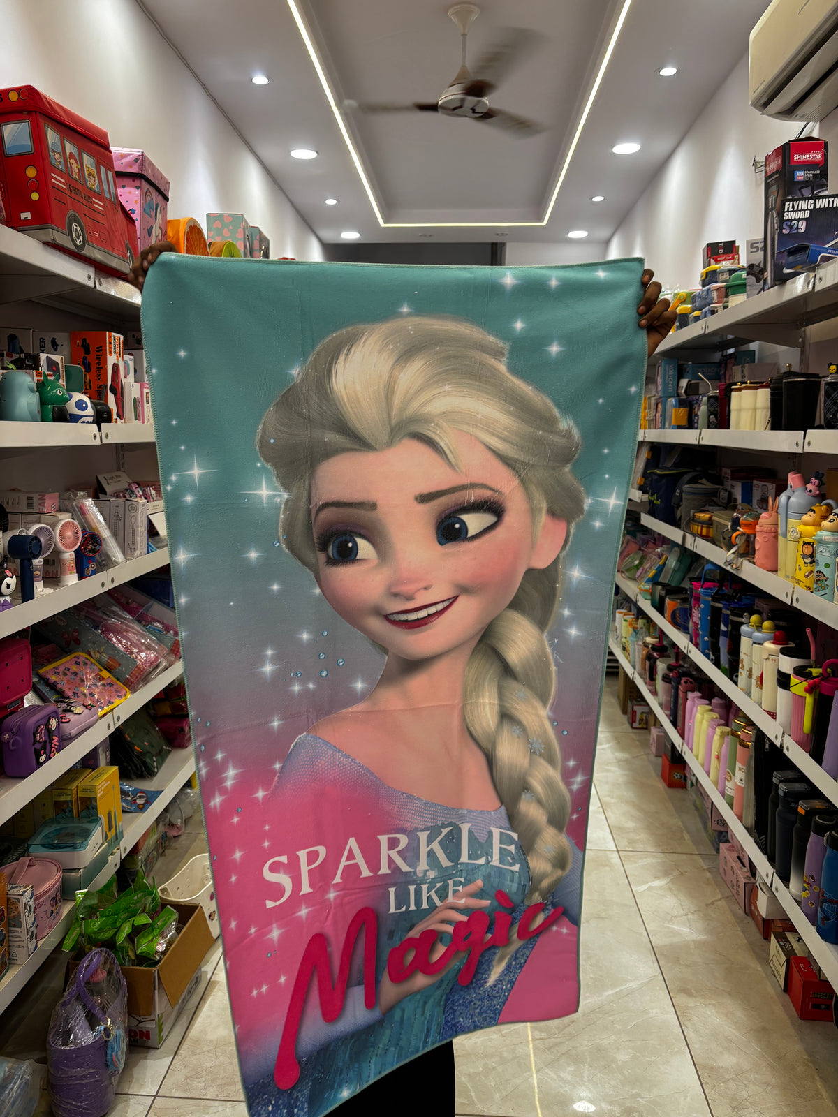 Kids’ Beach Towel – Superhero, Princess & Cartoon Printed Towel