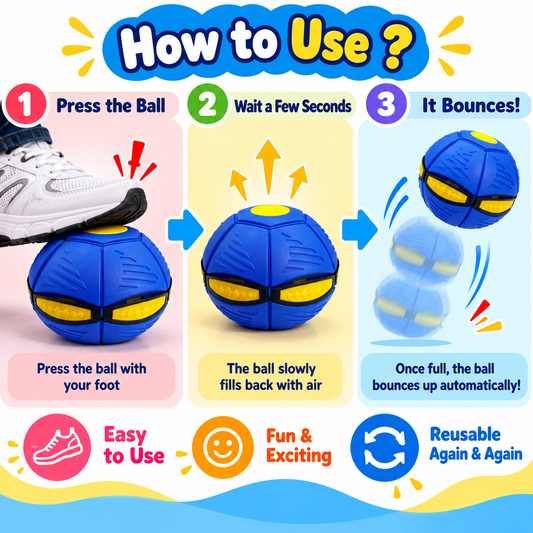 UFO Bounce Ball – Press & Bounce Magic Toy