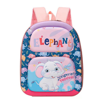 New Children's Bag Cartoon Primary School Student Backpack Lightweight Backpack Contrast Color Girls Travel Bag Wholesale
