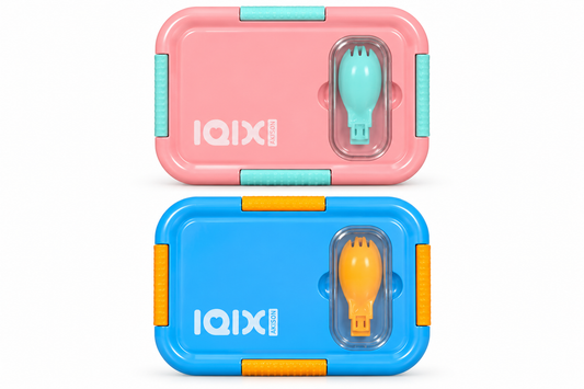 Kids Lunch Box with Spoon – Colorful Portable Lunch Box