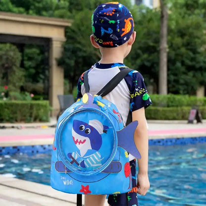 Kids’ Cartoonish Print Swimming Bag