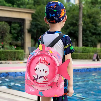 Kids’ Cartoonish Print Swimming Bag