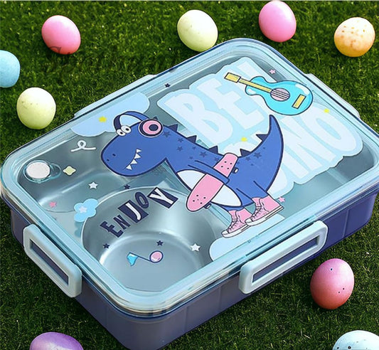 Adventures Kids Lunch Box - Insulated, BPA-Free, and Fun Dinosaur Design - Perfect for School and Picnics