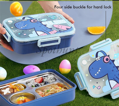Adventures Kids Lunch Box - Insulated, BPA-Free, and Fun Dinosaur Design - Perfect for School and Picnics