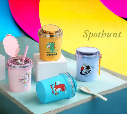 Stylist Soup Bowl - Insulated Stainless Steel Cup/Mug for School/Office - 500 ml