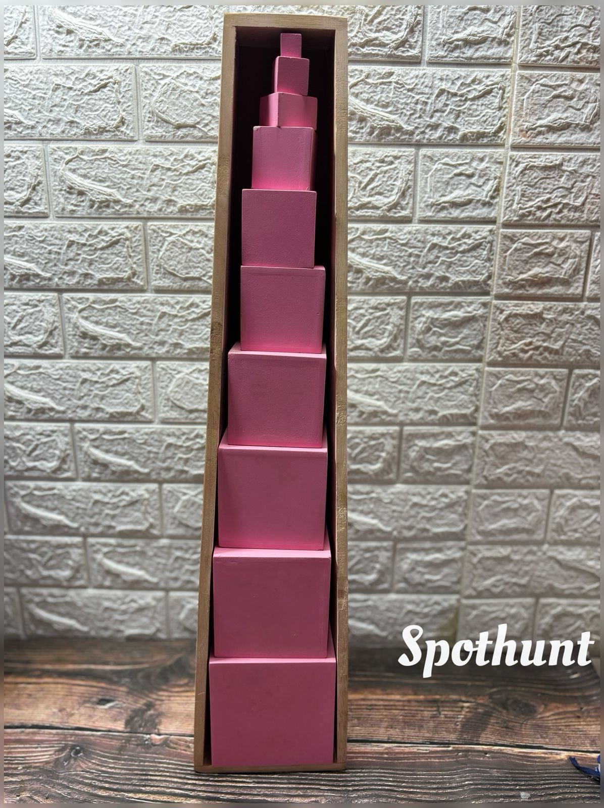 pink tower blocks