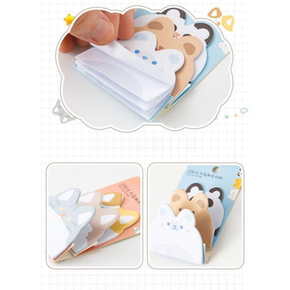Spot Hunt Cute Sticky Notes, Korean Designed Post sticks of pastel colours. (Pack of 2 Sticky Notes)