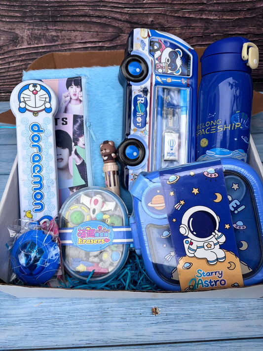 Blue theme hamper for  boys