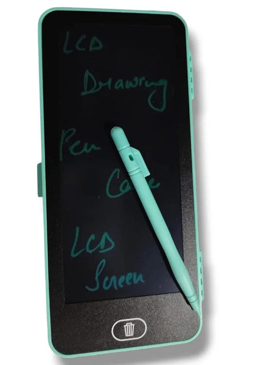 LCD Writing Tablet,Easy Writing with Eye Protection, Lock Screen, One-Key Erase, Explosion-Proof Design, Replaceable Battery, Lock Key, Large Space