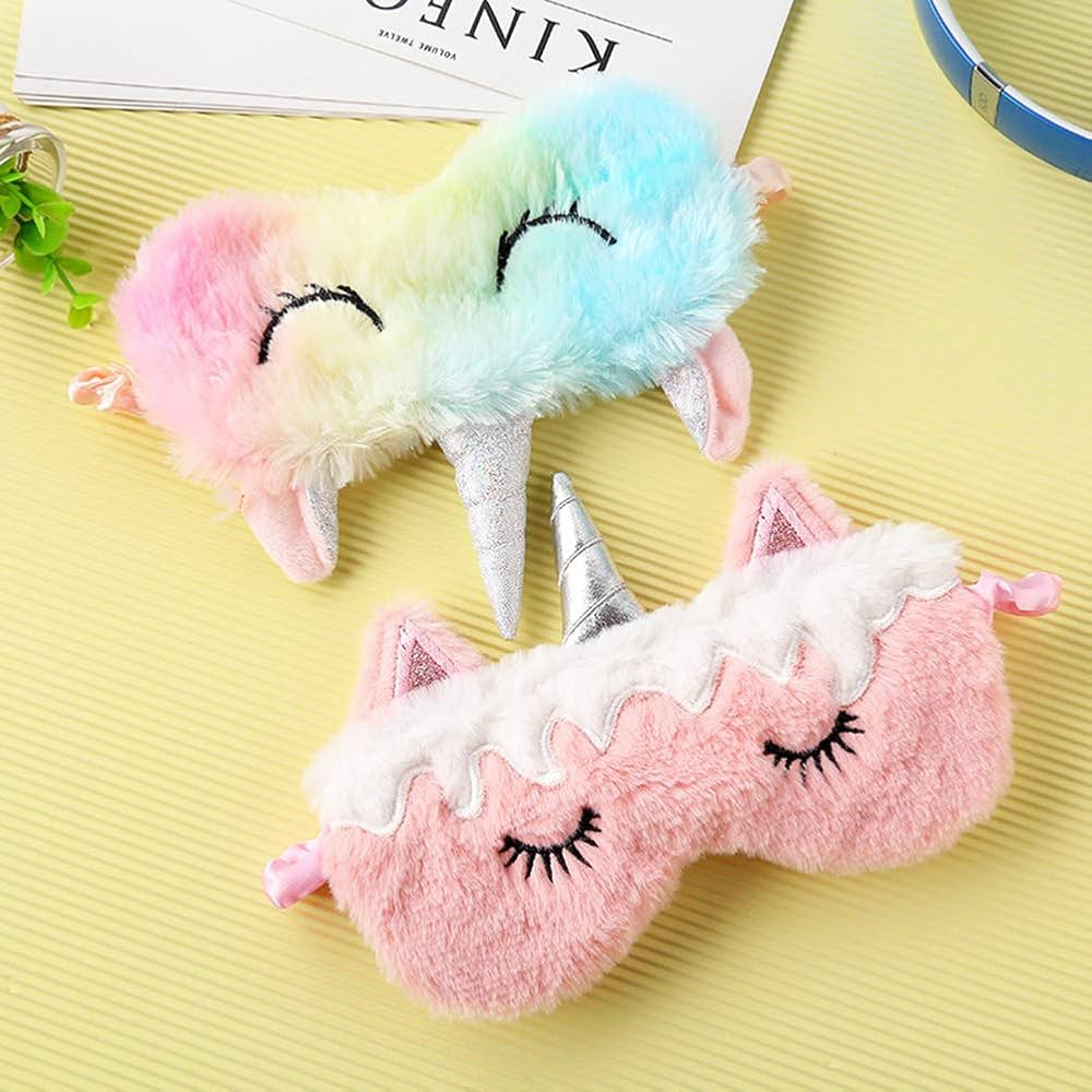 Unicorn Sleeping Mask for Girls Soft