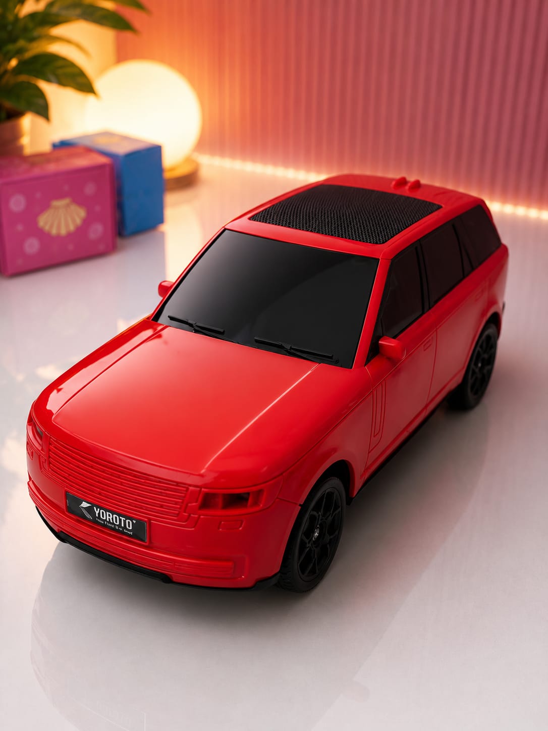 Spothunt rechargeable Bluetooth speaker car with USB, TF memory card support and Type-C charging port portable wireless mini car speaker