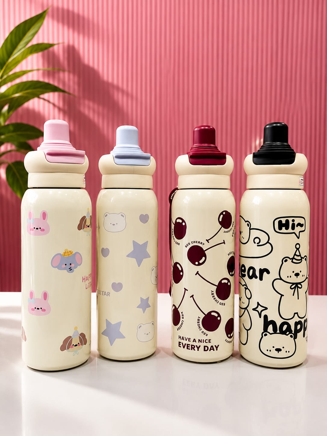 Kids Stainless Steel Insulated Water Bottle 620ml | Leakproof Vacuum Flask | BPA-Free Hot & Cold Bottle with Straw & Carry Strap | School, Travel & Outdoor