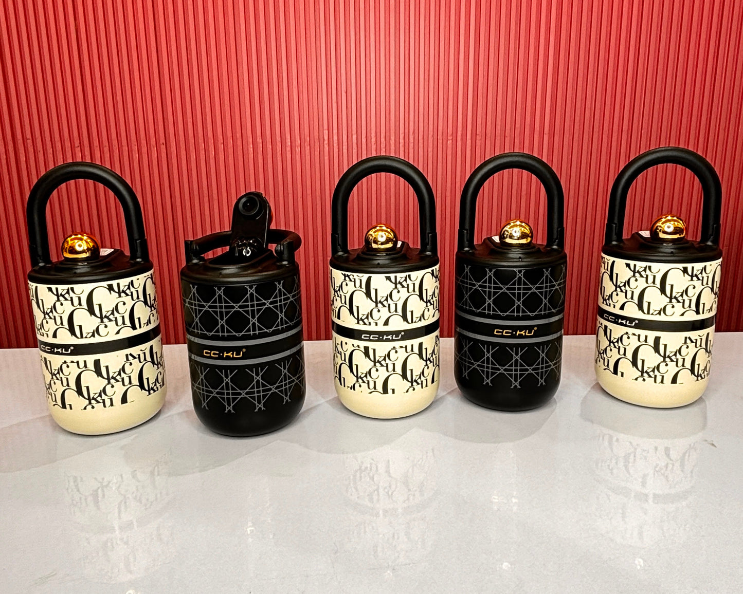 Stainless Steel Insulated Mug with Straw & Handle