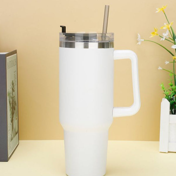 Stainless Steel tumbler  With Handle Large Capacity Bottle