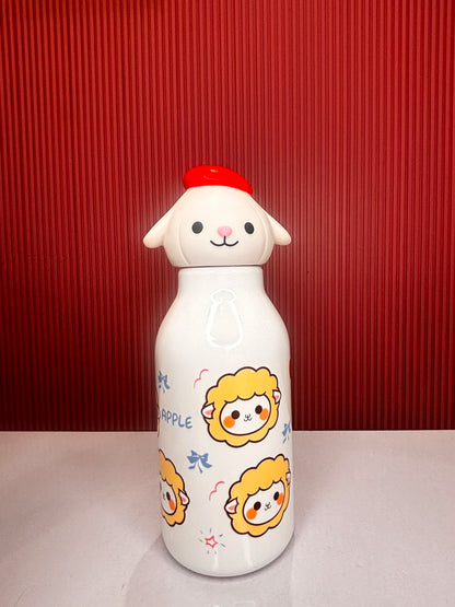 Plastic Animal Head Bottle for Kids | Unicorn, Dinosaur, Puppy, Penguin & Sheep Designs