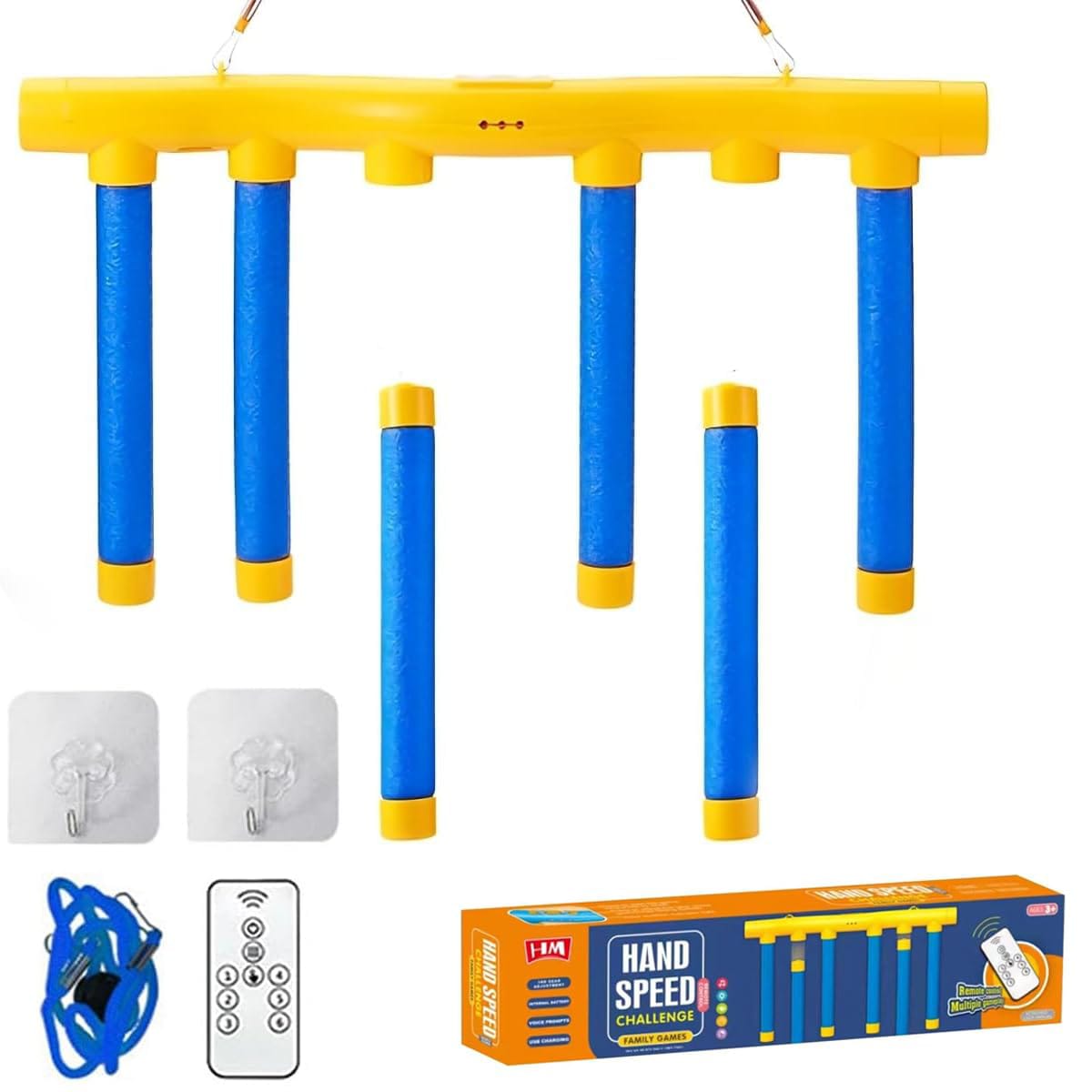 Training Catching Sticks Game: Hand Speed Challenge Reaction Game Multifunctional