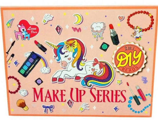 Makeup Set For Kids with Beads, Girls Gift DIY Toys 3+ Old Year