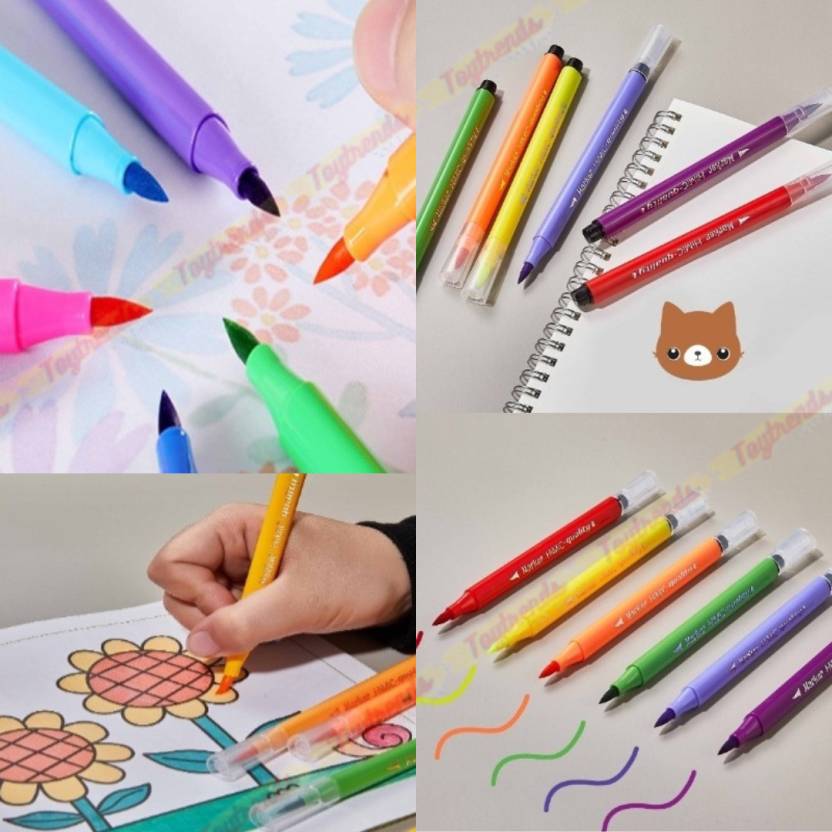 Spot hunt Sketch Pen Sharp Nib Sketch Pens  (Set of 24, Multicolor)