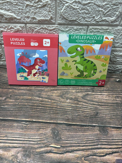 Spot Hunt 3 in 1-Magnetic Jigsaw Puzzles for Kids- 48 Piece Travel Puzzles Book for Toddlers