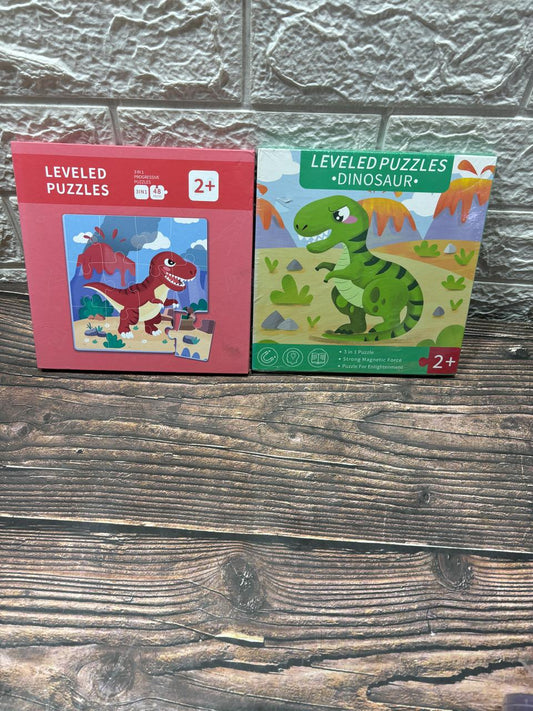 Spot Hunt 3 in 1-Magnetic Jigsaw Puzzles for Kids- 48 Piece Travel Puzzles Book for Toddlers