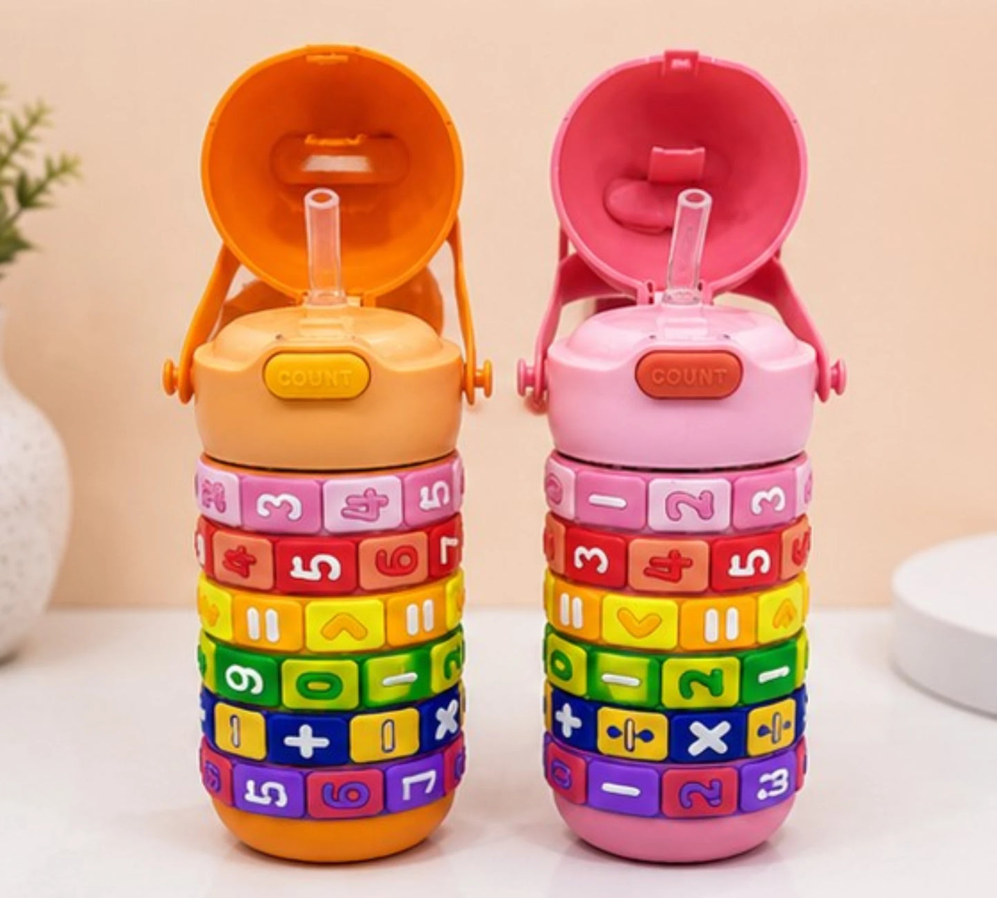 Educational Math Learning Bottle for Kids