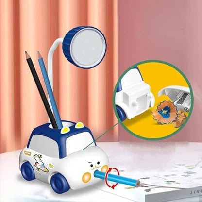 Mini CAR DIY LED Desk Light Study Night Table Lamp USB Charging Cable Table Lamp  (13.5 cm, Multicolor)