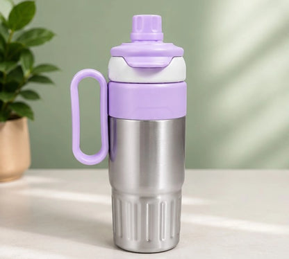 Lavender Insulated Tumbler with Handle