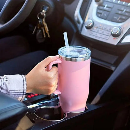 Stainless Steel tumbler  With Handle Large Capacity Bottle