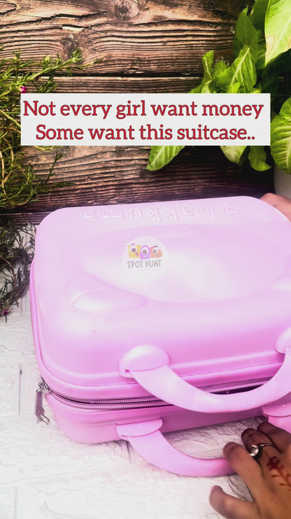 Suitcase hamper