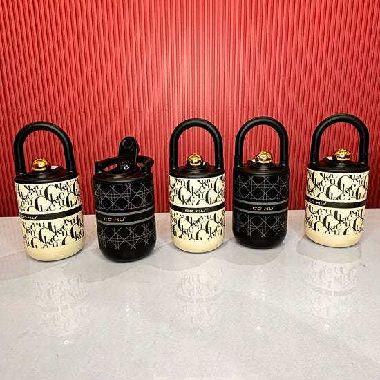 Stainless Steel Insulated Mug with Straw & Handle