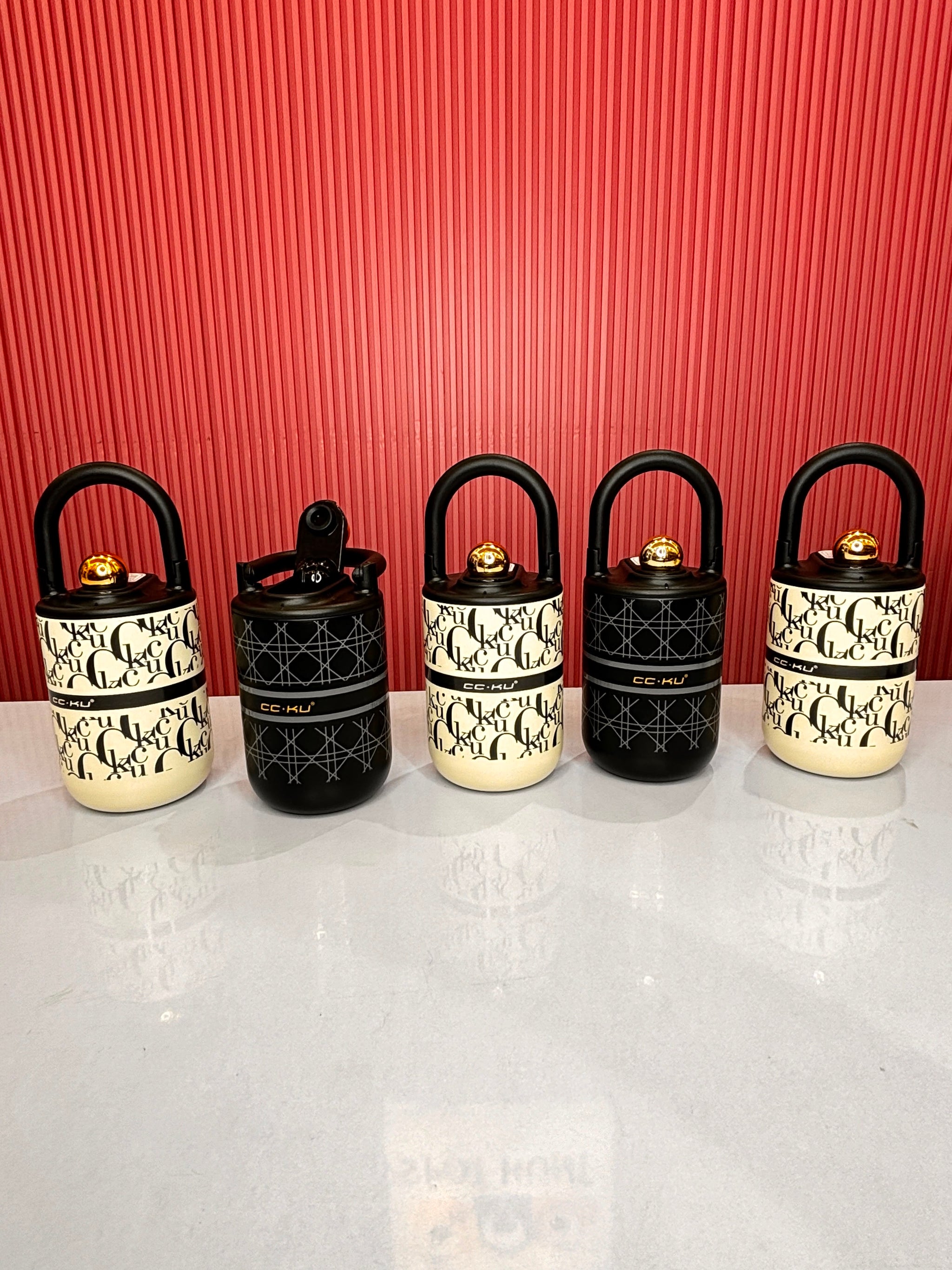 Stainless Steel Insulated Mug with Straw & Handle