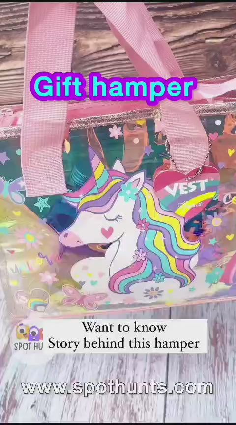 Unicorn hamper for girls