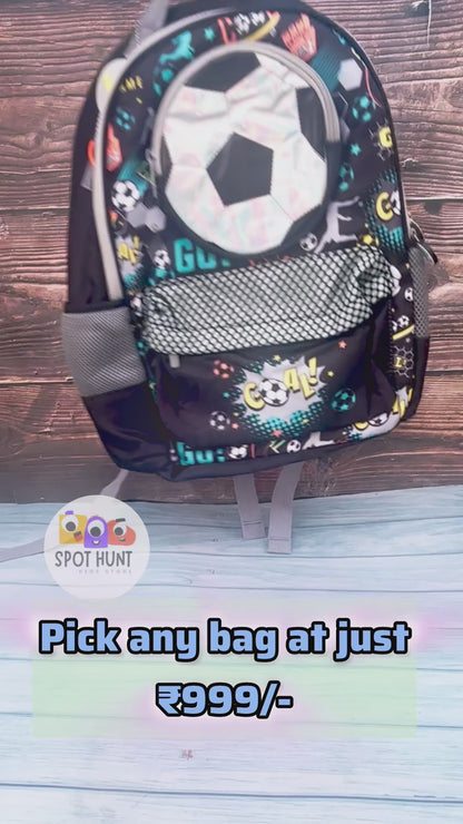 Football school bag for boys