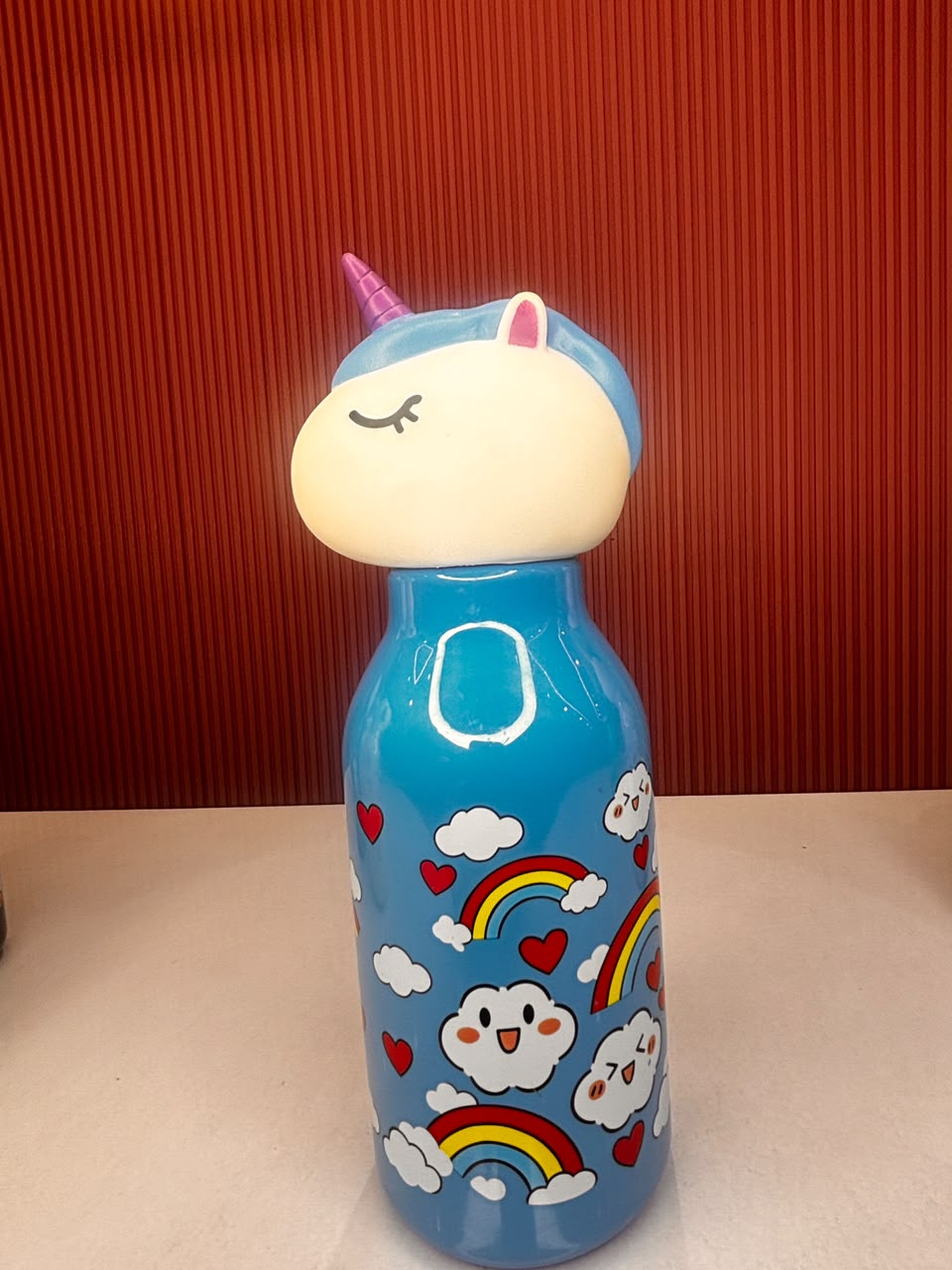 Plastic Animal Head Bottle for Kids | Unicorn, Dinosaur, Puppy, Penguin & Sheep Designs