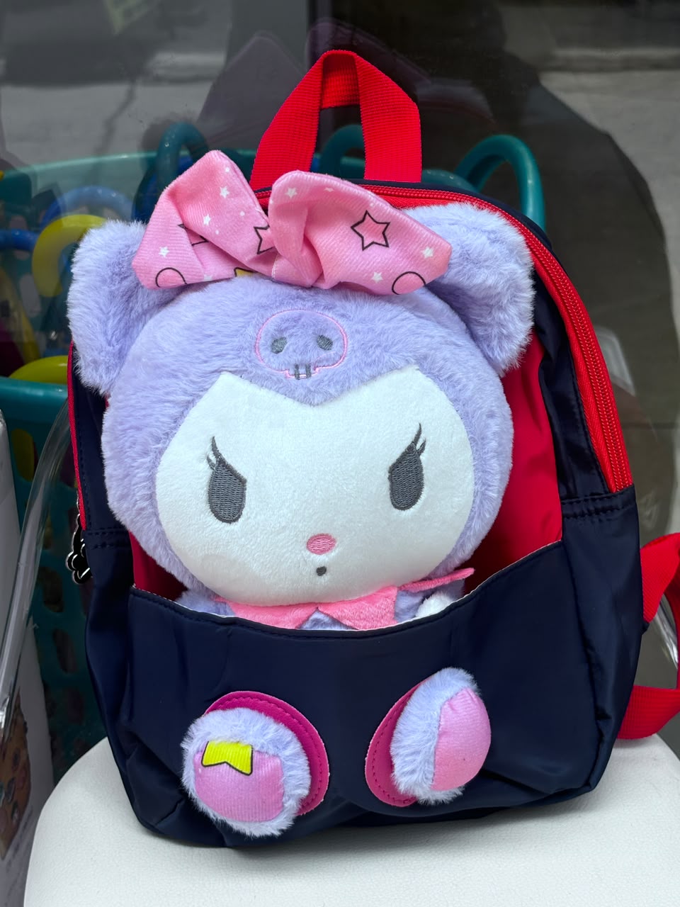 Soft toy bag  picnic bag ( kuromi bag , hello kitty bag )
