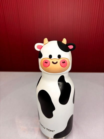 Steel Animal Head Bottle for Kids – 3D Animal Cap, Insulated Steel, Leakproof Design
