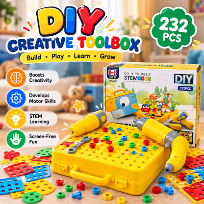 DIY  Electric Drill Screw Tool Set-Mosaic Puzzle