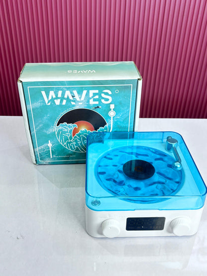 Waves vinyl player blutooth speaker