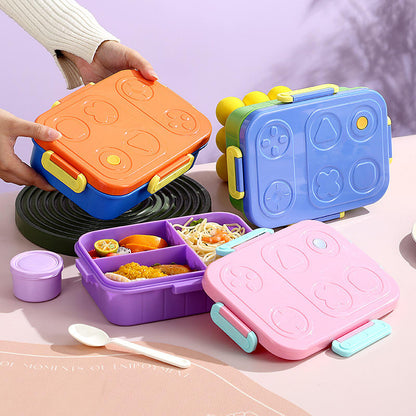 Stainless Steel 3 Compartment Lunch Box