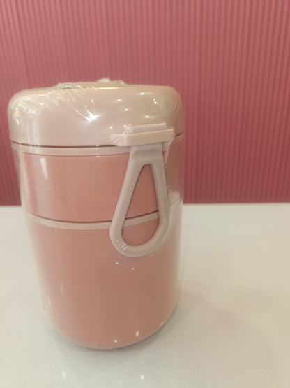 Two-Box Lunch | Stackable Insulated Tiffin with Handle