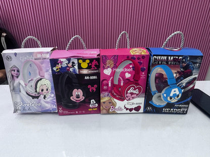 Cute Kids Wireless Bluetooth Headphones – Foldable Stereo | SpotHunts