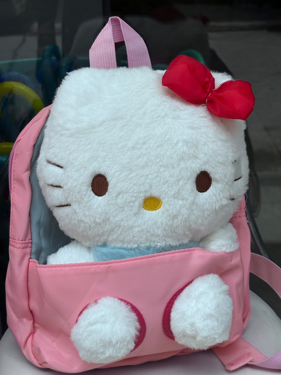 Soft toy bag  picnic bag ( kuromi bag , hello kitty bag )