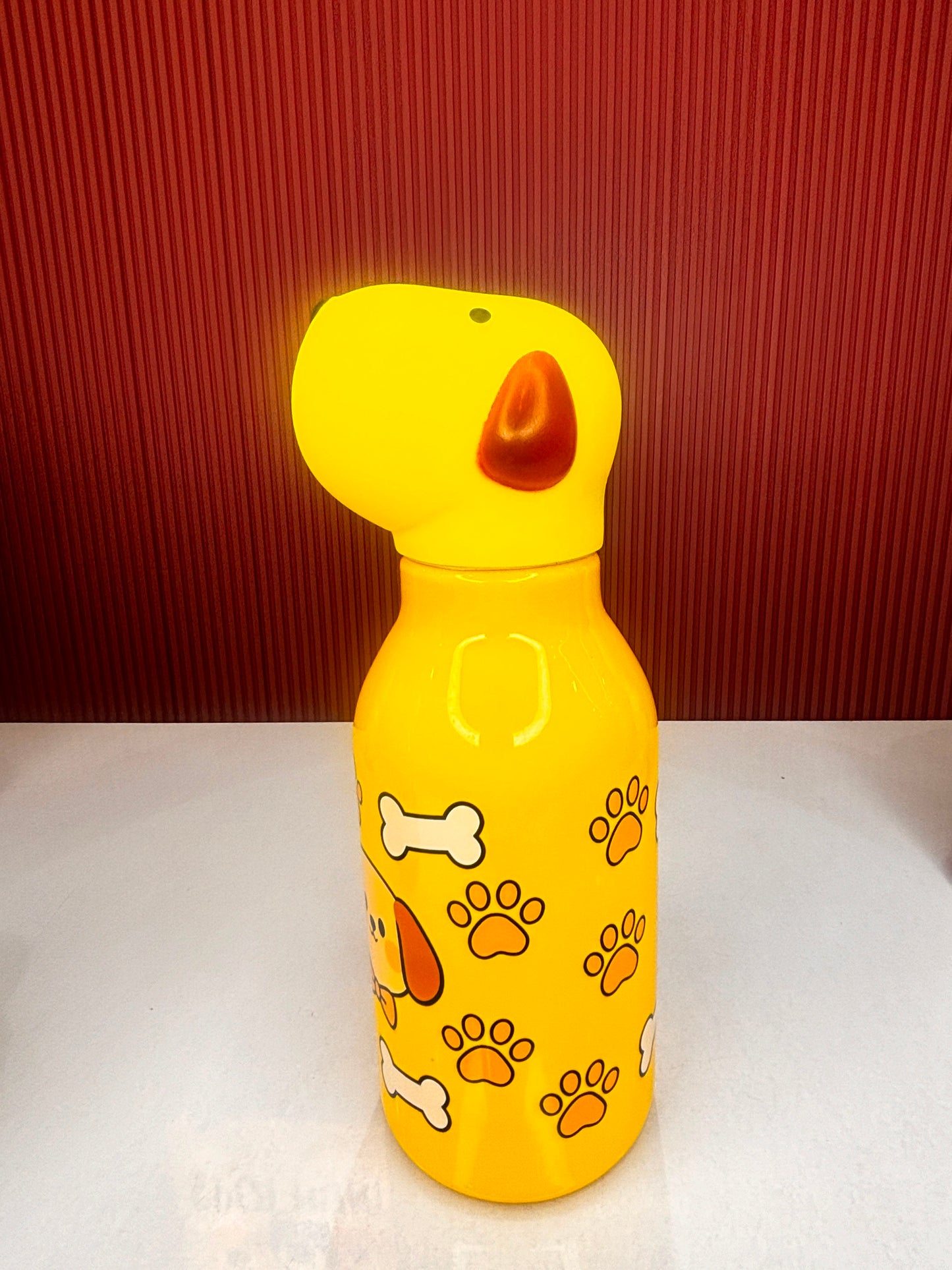 Plastic Animal Head Bottle for Kids | Unicorn, Dinosaur, Puppy, Penguin & Sheep Designs