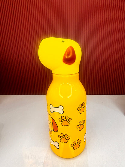 Plastic Animal Head Bottle for Kids | Unicorn, Dinosaur, Puppy, Penguin & Sheep Designs