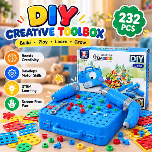 DIY  Electric Drill Screw Tool Set-Mosaic Puzzle