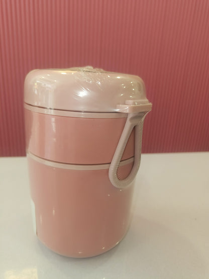 Two-Box Lunch | Stackable Insulated Tiffin with Handle